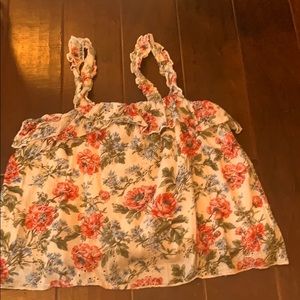 Floral crop top